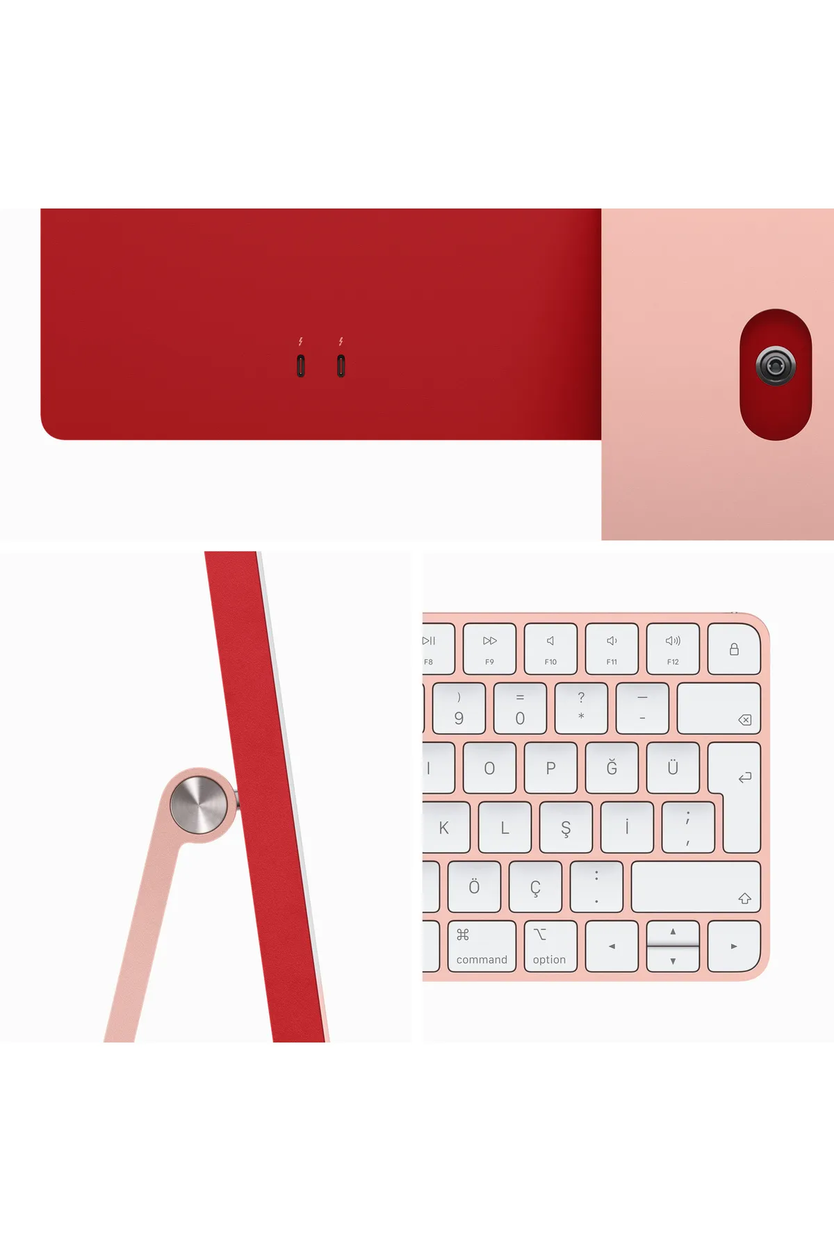 APPLE iMac M3 Çip 10C GPU 8GB 512GB SSD macOS 24" All In One Bilgisayar MQRU3TU/A Pembe