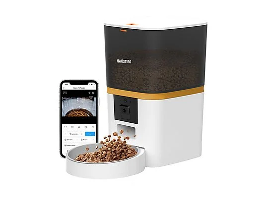 HAUSTIER QQ009 Gece Görüşlü 1080P FHD Kameralı Akıllı Otomatik Mama Kabı Beyaz